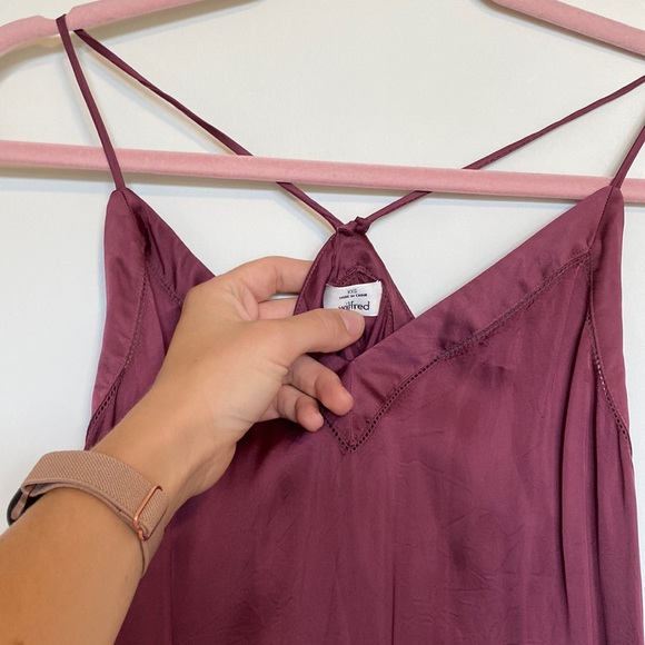 Aritzia Wilfred Silk Camisole Dress - Picture 2 of 3